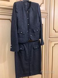 Completo grigio scuro (giacca e gonna)