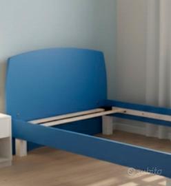 Letto singolo - Colore blu-cm.90x200 Perfetto 