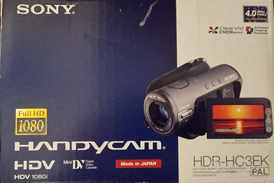 Videocamera Sony HDR-HC3EK full HD- HDV Pal MiniDV