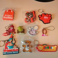 lotto 10 portachiavi vinile