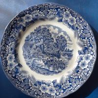 piatto porcellana stile inglese 