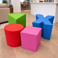 Pouf gaming designe  PLAY arredo camera soggiorno