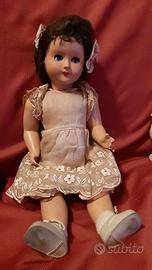 Bambola Furga Vintage Occhi Mobili Anni '50
