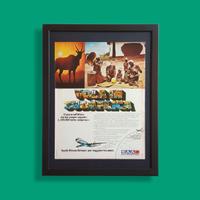 Pubblicità originale poster vintage Sudafrica 1973