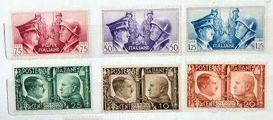 Serie di 6 francobolli Nuovi 1941 - Fratellanza