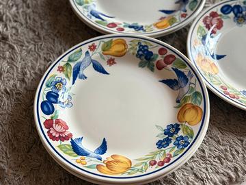 Set 5 piatti piani Churchill “Paloma “