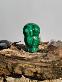 Scultura in malachite naturale cristallo autentico