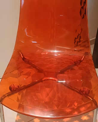 sedie arancioni Calligaris