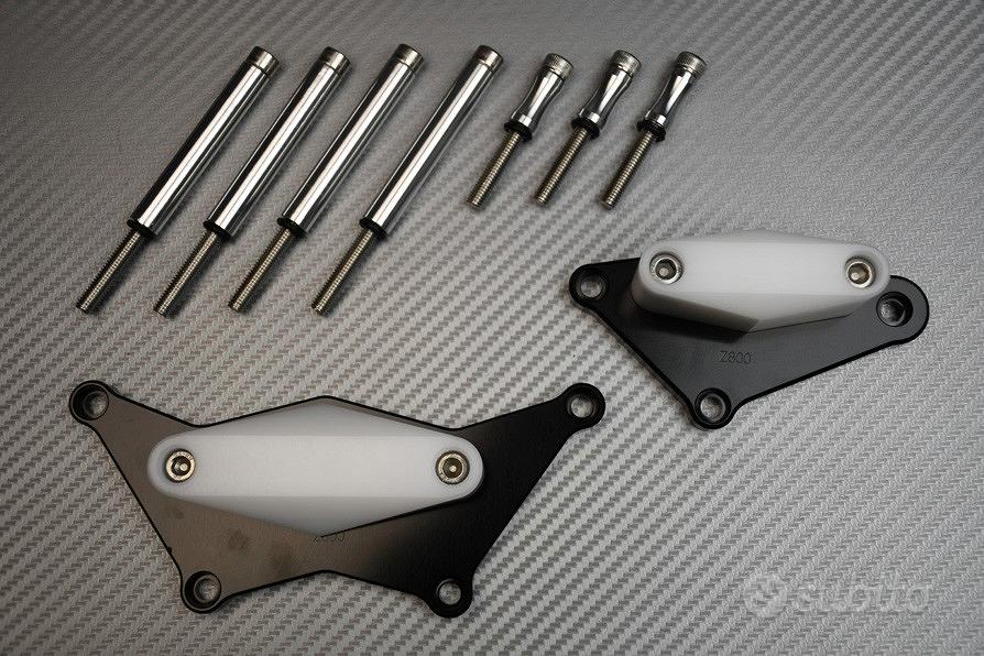 Copri Motore Protettivo Per Kawasaki Z800 E Z750 - In Lega Di Alluminio E Nylon (Verde) - Foto 2