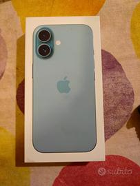 iPhone 16 128  Azzurro – Nuovo 