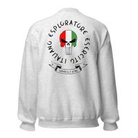 Felpa girocollo militare stile esercito italiano