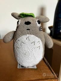 Totoro Amigurumi Fatto a Mano 13 cm - Studio Ghibl