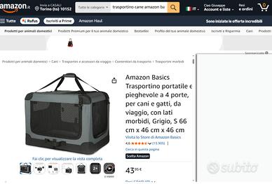 Trasportino portatile cane\gatto