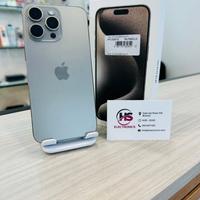 IPHONE 15 PRO MAX 256 GIGA CON GARANZIA 1 ANNO