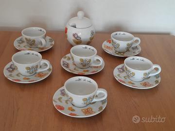 THUN "Caffè al Volo" Tazzine Piattini Zuccheriera