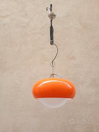 lampadario design guzzini anni 70 vintage 