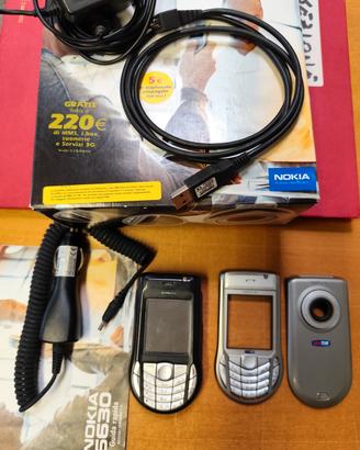 TELEFONO CELLULARE NOKIA 6630 USATO + ACCESSORI