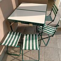 set picnic tavolo e sedie