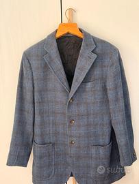 Blazer grigio/ blu check