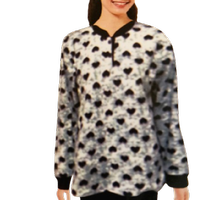 Pigiama donna invernale di pile morbido e caldo