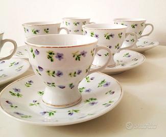 Servito Caffè Porcellana-Royal Porcellain Vintage