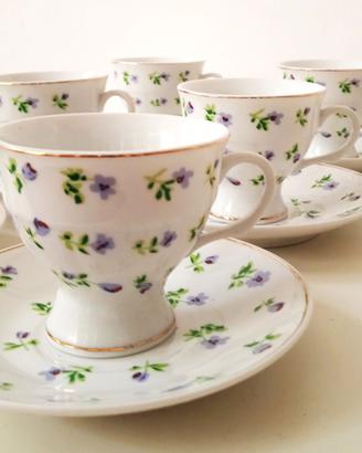 Servito Caffè Porcellana-Royal Porcellain Vintage