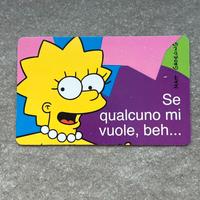 Card Ferrero The Simpson 1999 Lisa Ferrero