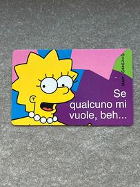 Card Ferrero The Simpson 1999 Lisa Ferrero