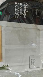 Tendine cucina camera bagno bianche