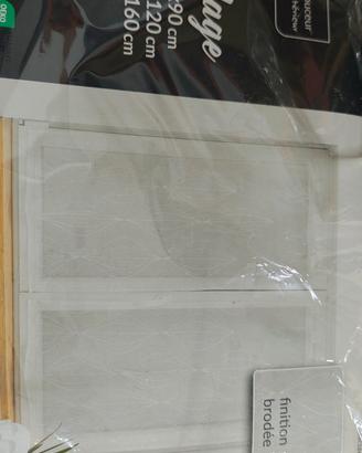 Tendine cucina camera bagno bianche