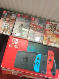 Nintendo switch+4 giochi, valore almeno 280€ consi