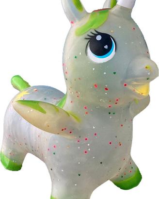 Animaletto cavalcabile saltellante Mod. Unicorno