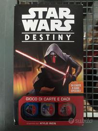 Star wars Destiny gioco carte dadi kylo ren