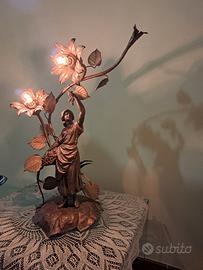 Lampada da tavolo liberty 