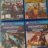 Giochi PS4 praticamente nuovi