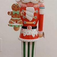 Statua schiaccianoci Gingerbrad Timstor Gigante