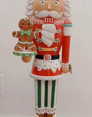 Statua schiaccianoci Gingerbrad Timstor Gigante