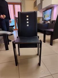 set 4 sedie Errico Pellizzoni 1970