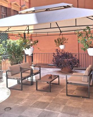 gazebo Ferro Battuto Anodizzato Galvanizzato 3x4 