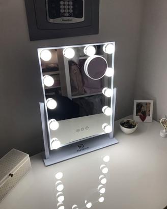 FENCHILIN Specchio Trucco con Luci, 12 Lampade LED