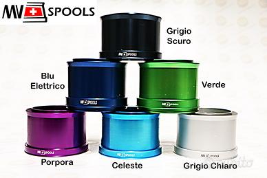 MV1 ALU-Bobine Anodizzate MVSPOOLS per Shimano
