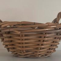 Cestino in vimini My Home