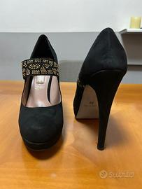 Scarpe tacco 13 Vera Pelle