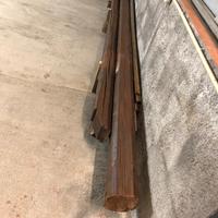 TRAVE IN LEGNO DI ABETE ROTONDA