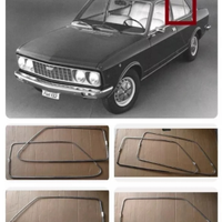 FIAT 132 1s 72-74 Raschiavetro DX+SX inox door NEW
