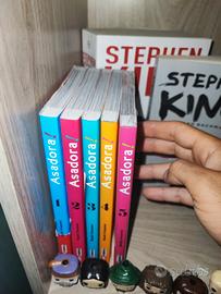 Asadora! vol. 1-5 Prima Edizione  vol.4 autografo