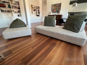 Divano Ditre + pouf e cuscini