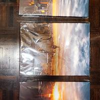 stampa su tela con cornice