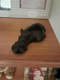 statuetta ippopotamo 