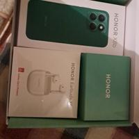 Smartphone Honor nuovo con cuffie